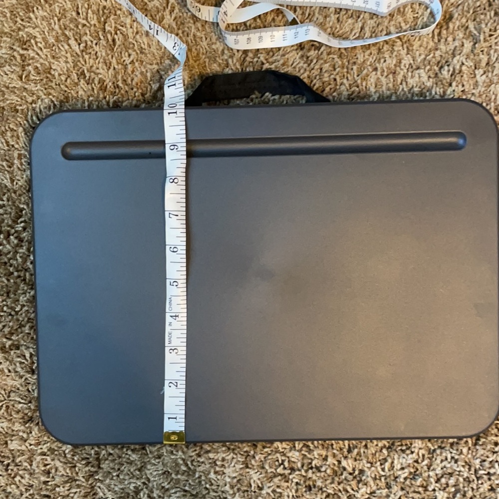 Lap desk-Lightweight-Black-Pencil Holder-Bean Filled for Adjustable fit - Picture 4 of 4